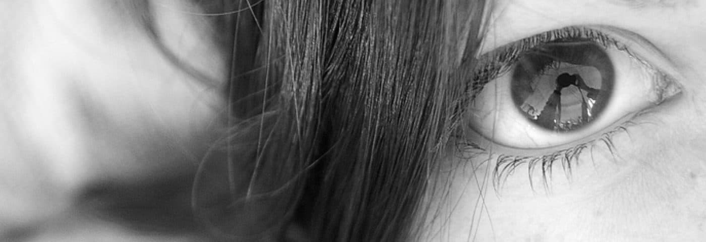 Close-up vrouwgezicht