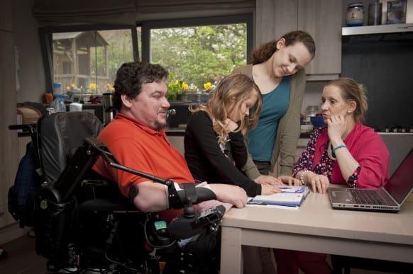 Peter Lambreghts en zijn gezin