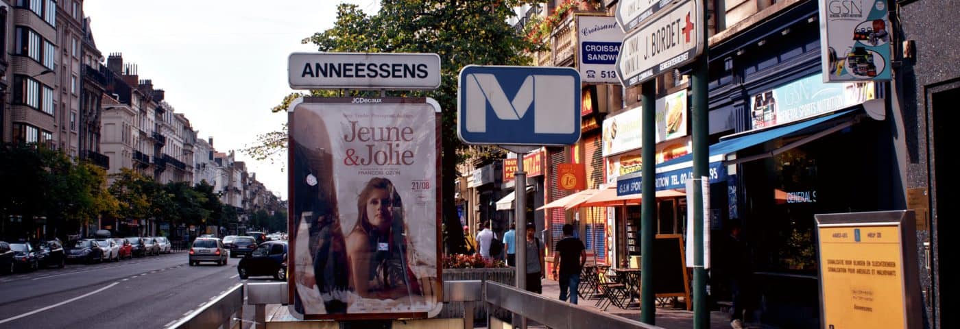 Metrohalte Anneessens Brussel