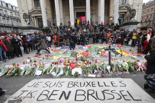 Brussel, de dag na de aanslagen
