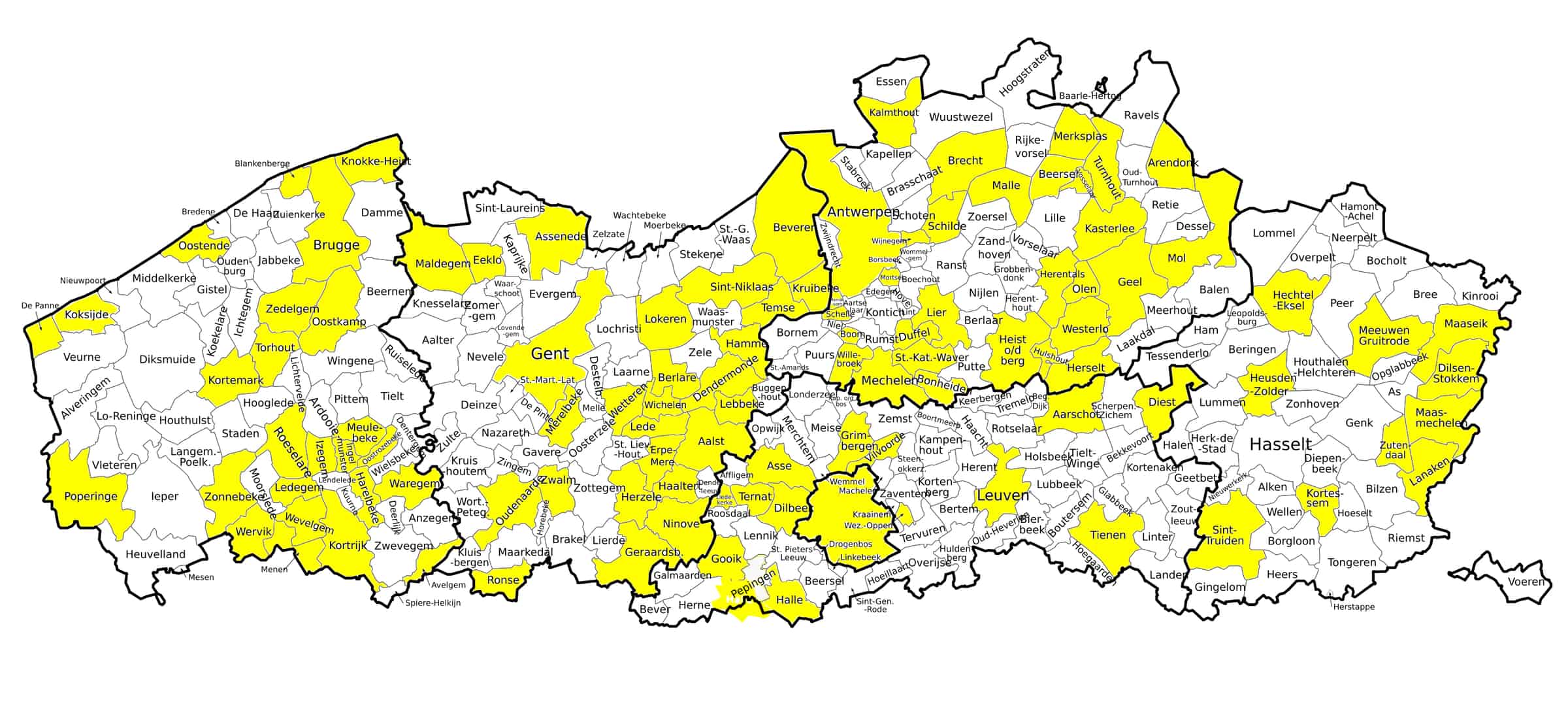 Gemeenten met een lokaal netwerk vrijetijdsparticipatie voor mensen in armoede (2016)