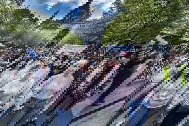 Protestmars na moord op Julie Van Espen