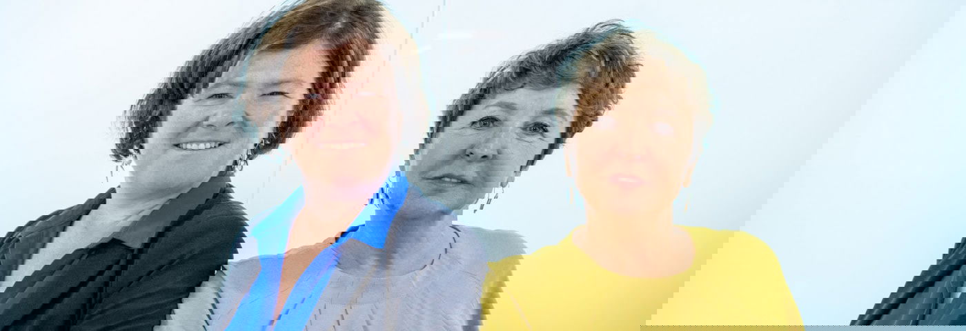 Margot Cloet (Zorgnet-Icuro) en Karin Van Mossevelde (i-mens)